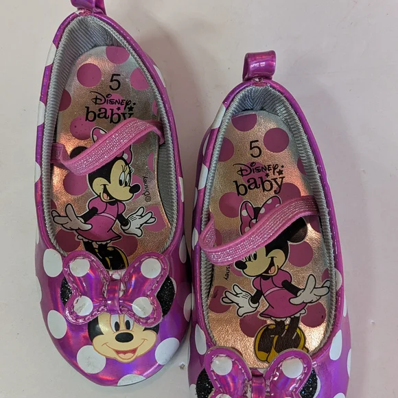 Disney Minnie Mouse Pink Shoes - Picture 3 of 9